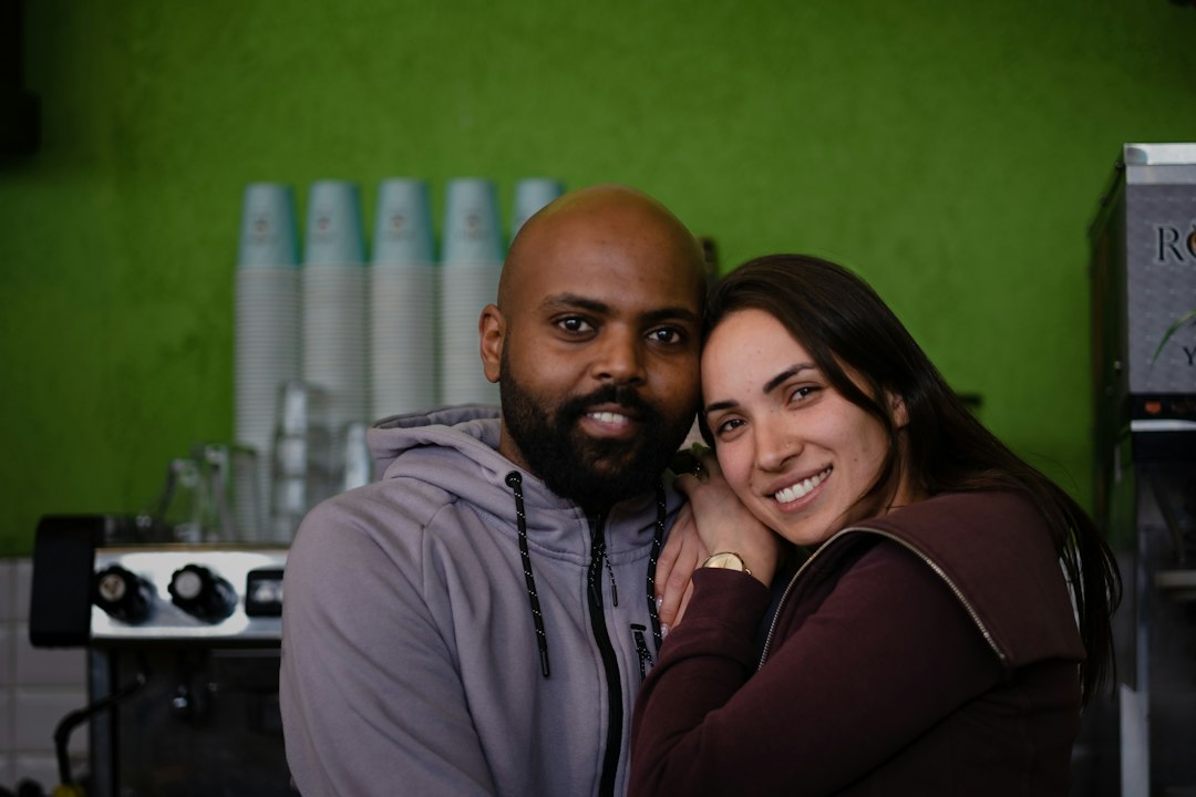 A couple reviewing plans together; representative stock photography